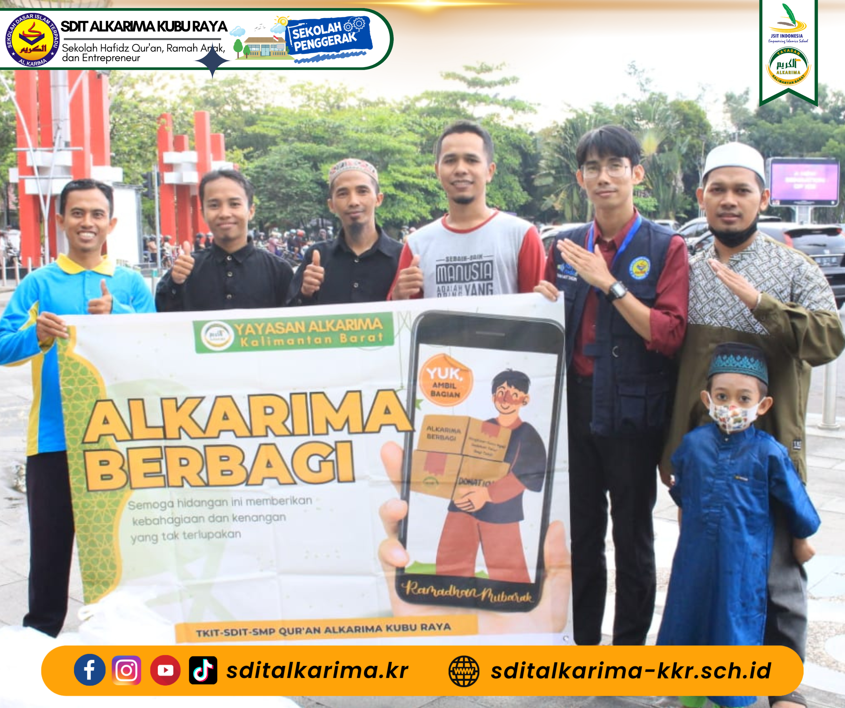 Menebar Kebahagiaan, Yayasan Alkarima Berbagi Takjil