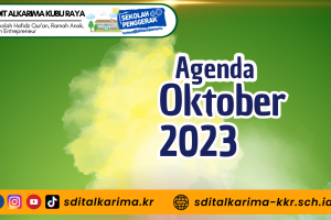 AGENDA BULAN OKTOBER