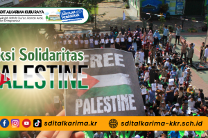 SDIT Alkarima Gelar Aksi Solidaritas untuk Palestina