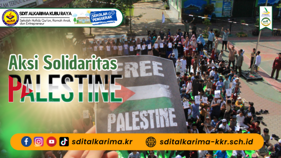 SDIT Alkarima Gelar Aksi Solidaritas untuk Palestina
